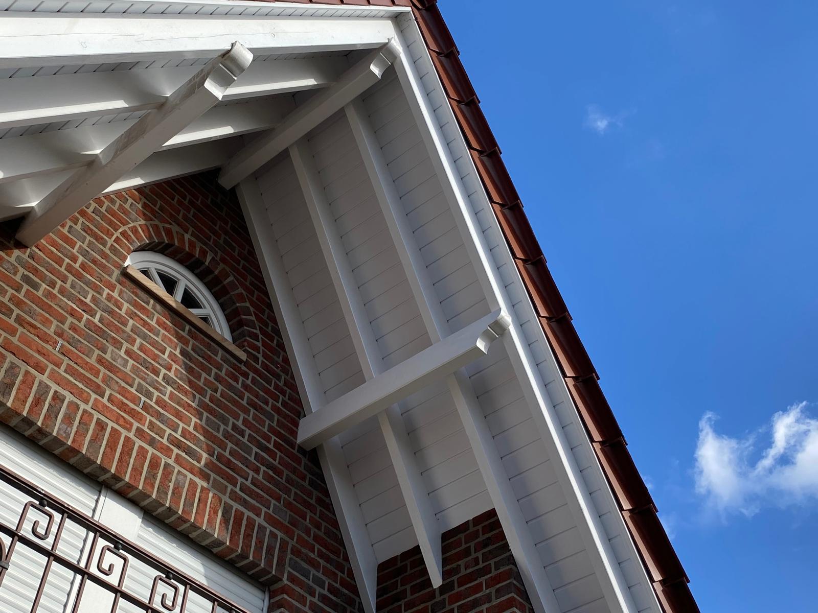 Reinigung von Dach&uuml;berst&auml;nden im n&ouml;rdlichen Emsland.